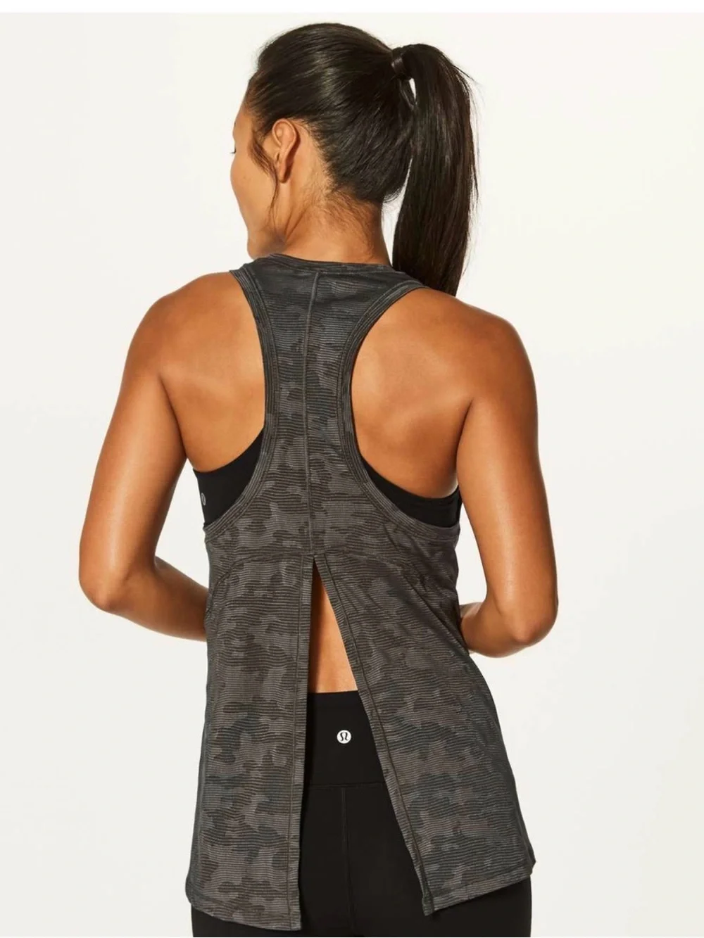 lululemon athletica Camo Split-Back Tank